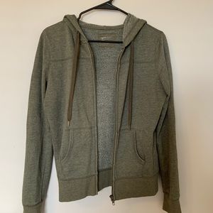 Light Zip-Up Sweatshirt